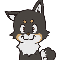 Black Shiba inu Maro