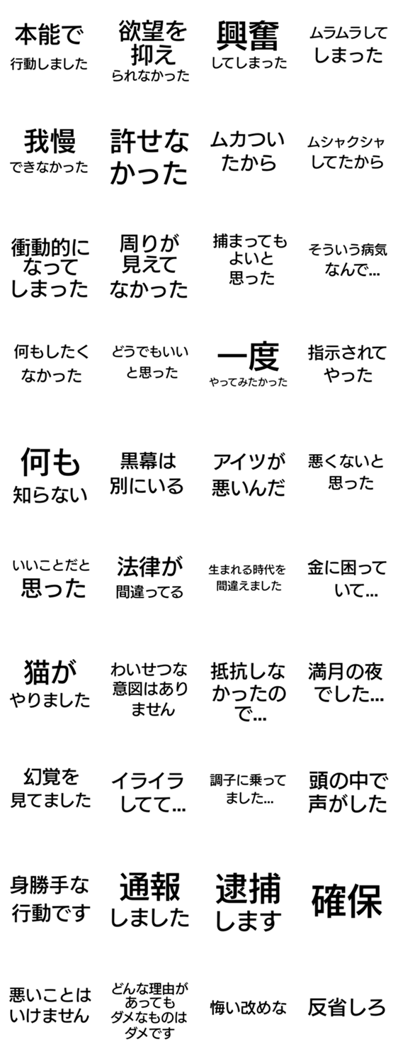 犯罪者風のスタンプ Lineクリエイターズスタンプ Stamplist 犯罪者風のスタンプ Lineクリエイターズスタンプ Stamplist