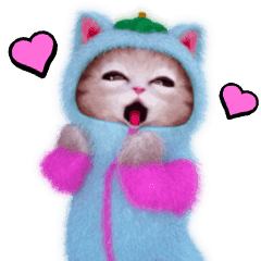 飛び出す パジャマねこ Line スタンプ Line Store 飛び出す パジャマねこ Line スタンプ Line Store