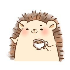 HARRY WOOD Cute hedgehog LINE stickers