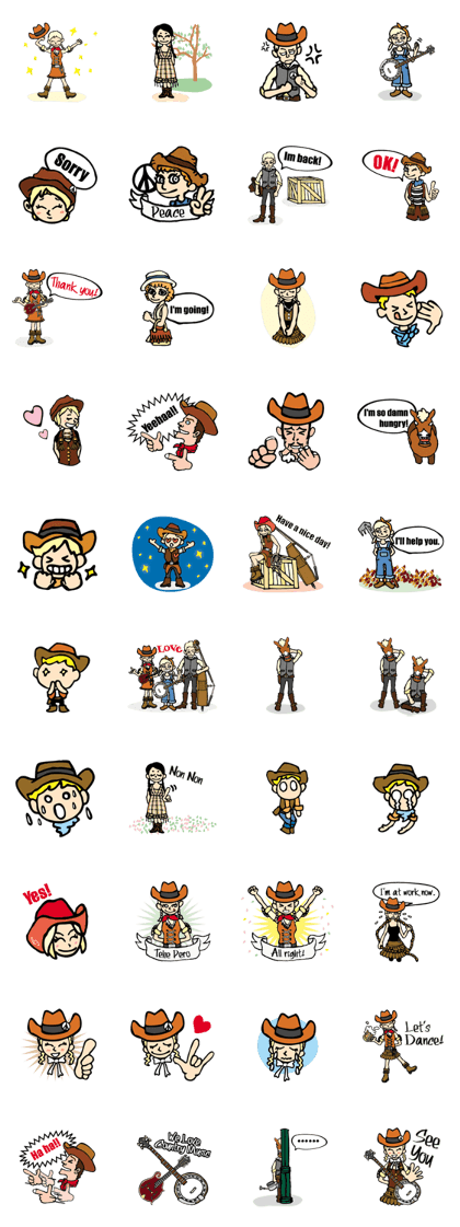 Cowboy and Cowgirl (English Ver.)