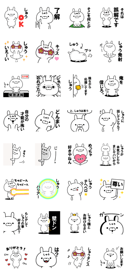 name Sticker Syuu1