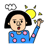 Individual sticker of bloggers