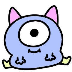 A moving surreal mini monster