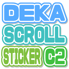 DEKA SCROLL sticker Color2