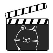 The cat is a film crew