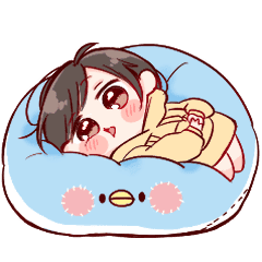女の子 きいろパーカーver 1 Line スタンプ Line Store 女の子 きいろパーカーver 1 Line スタンプ Line Store