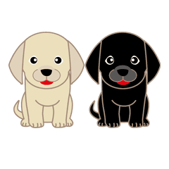 ラブラドールレトリーバーの仔犬のスタンプ Line スタンプ Line Store ラブラドールレトリーバーの仔犬のスタンプ Line スタンプ Line Store