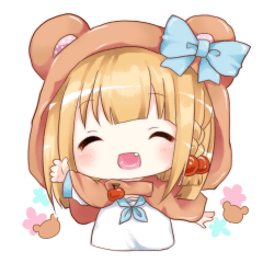 くまみみの女の子 - LINE スタンプ | LINE STORE くまみみの女の子 - LINE スタンプ | LINE STORE