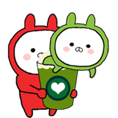 Rainbow rabbit, moving 2