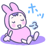 Cute pink rabbit :)