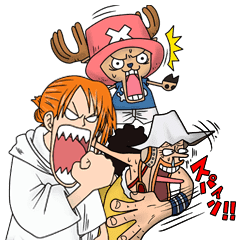 One Piece 弱小トリオツッコミスタンプ Line スタンプ Line Store One Piece 弱小トリオツッコミスタンプ Line スタンプ Line Store
