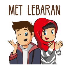 Hijab couple lebaran