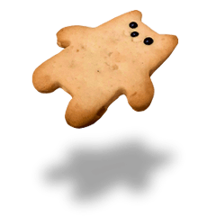 Chocolate cookie bears