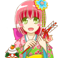 Kimono girl sakura