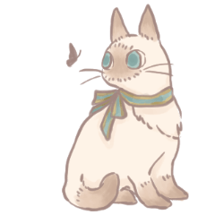Siamese cat "Mint"
