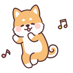 fluffy fat Shiba anime2
