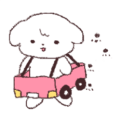 もふもふしろわんこ