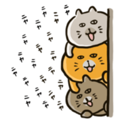 3cats sticker