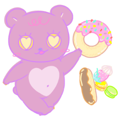 Bear loves sweets !