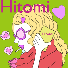 Hitomi only sticker!