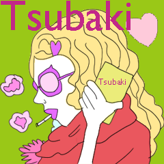 Tsubaki only sticker!