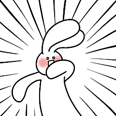 Bunny sticker on Group chat