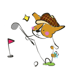 Dog's holiday ~Let's golf ver~