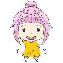 Pink Haired Girl Animated