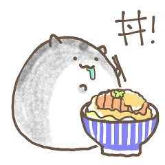 Hamster sticker usable every day