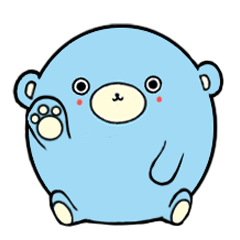 Pretty Blue Bear2