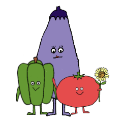 Vegetable friends Sticker (summer ver.)