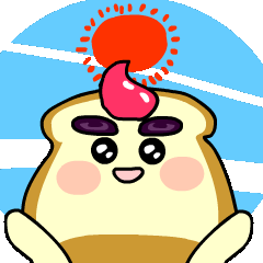 可愛吐司(土司)男孩 動起來