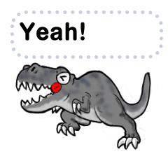 Funny Dinosaur Stickers2