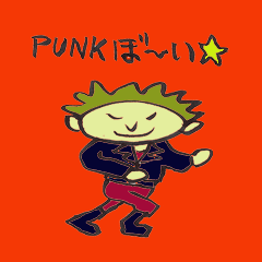 A punk boy