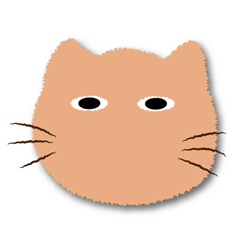 Colorful cat's sticker 2.