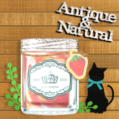 Antique & Natural accessories with Cats