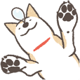 Shiba Inu (Shiba-Dog) BIG stickers