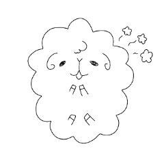 Laid-back and simple Cloud Sheep