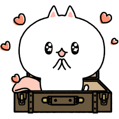 かわいい だけじゃない チビ白猫 Line スタンプ Line Store