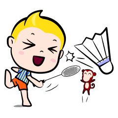 Rak Monkey Badminton (ENG)