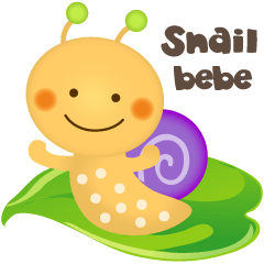 Snail bebe (Full screen stickers)