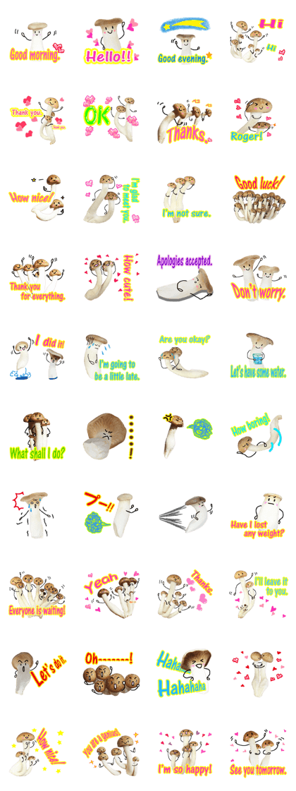 Funny mushrooms.