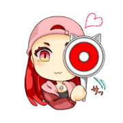 Girl in a redhead hoodie