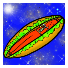 Laki-laki bintang hot dog