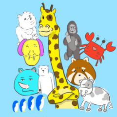 Funny Zoo Sticker2