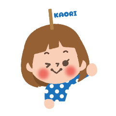 Kaori's cute Sticker