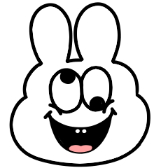 Fat rabbit moving sticker 3