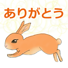 うさぎの手書きイラスト Line スタンプ Line Store