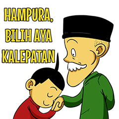 Komik Lieur: Aki Bagja Idul Fitri
